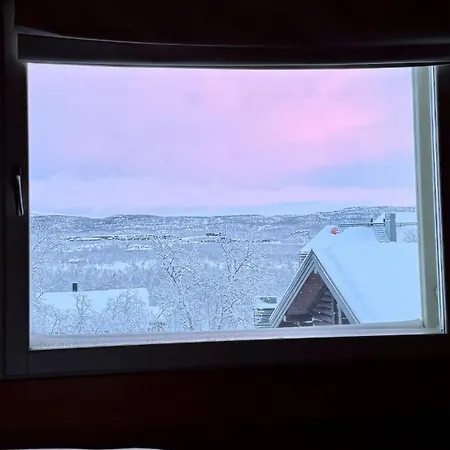 בית נופש Arctic Panorama With Private Sauna